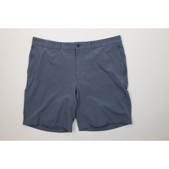Nike Golf Mens Size 38 Chambray Stretch Golfing Chino Shorts Blue - Picture 1 of 11